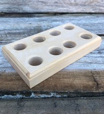 13.3154L = Wood Plier Block LARGE HOLE for 4 PLIERS