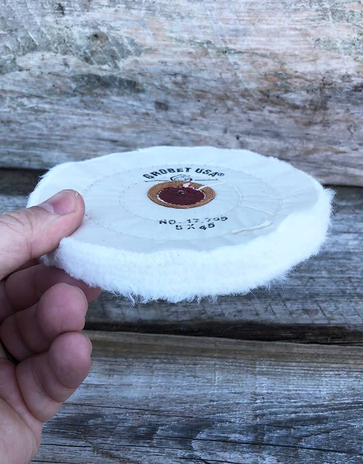 Grobet USA 17.755 = Buff - Leather Center 5''x45 Ply