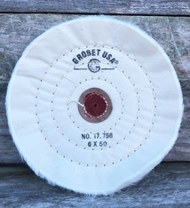 Grobet USA 17.756 = BUFF - LEATHER CENTER 6''x50 PLY
