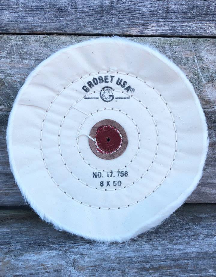 Grobet USA 17.756 = BUFF - LEATHER CENTER 6''x50 PLY