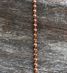 Copper Chain 5.0mm Oval Cable Chain sold by the Foot 800CU-08