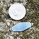 MSS2442 = Sterling Stamping CONNECTOR/ID PLATE with 2 HOLES (24ga)
