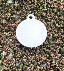 MSS2444 = Sterling Stamping ROUND 1/2'' with LOOP TOP (24ga)