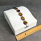 DBR6311 = White Leatherette Contoured Bracelet Ramp