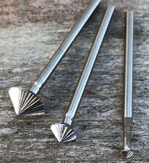 High Speed Steel 70deg Bearing Bur (Choose Size)