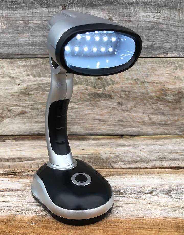 LM1350 = Mini Battery Powered Desk Lamp with 12 LEDs