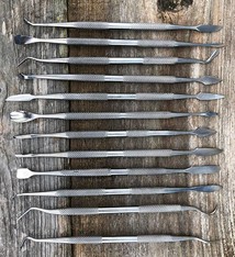 CA824 = Wax Carver Set - Double Ended (12pcs)