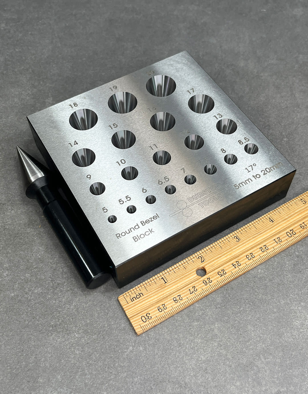 Durston Tools DA2241 = Round Bezel Block 5-20mm 17°