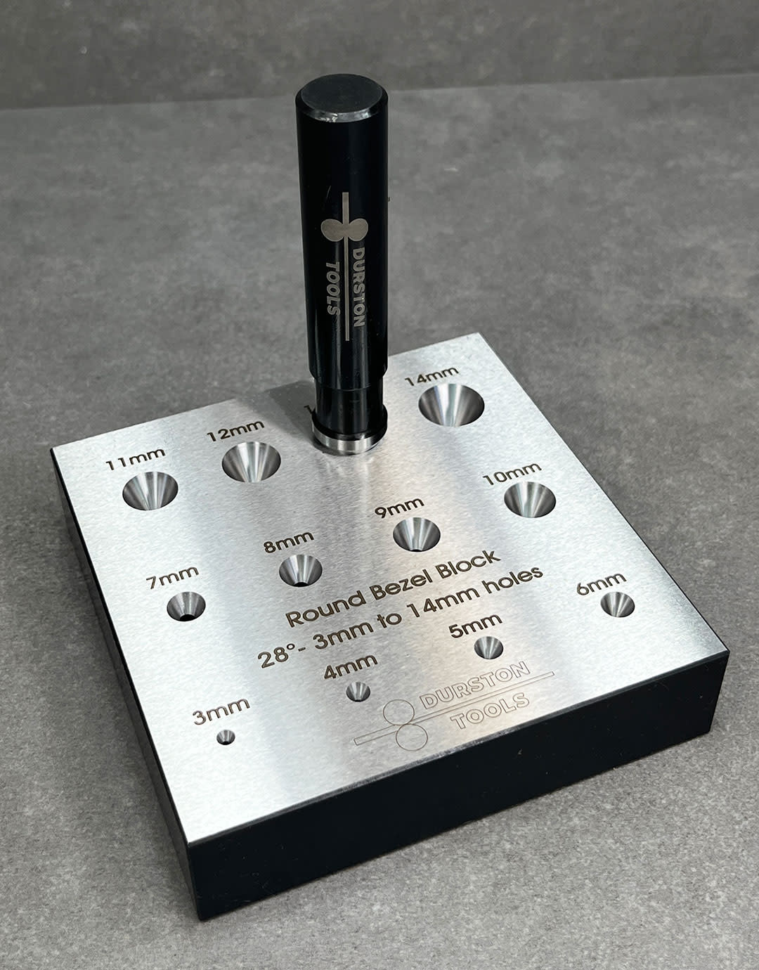 Durston Tools DA2242 = Round Bezel Block 3-14mm 28°