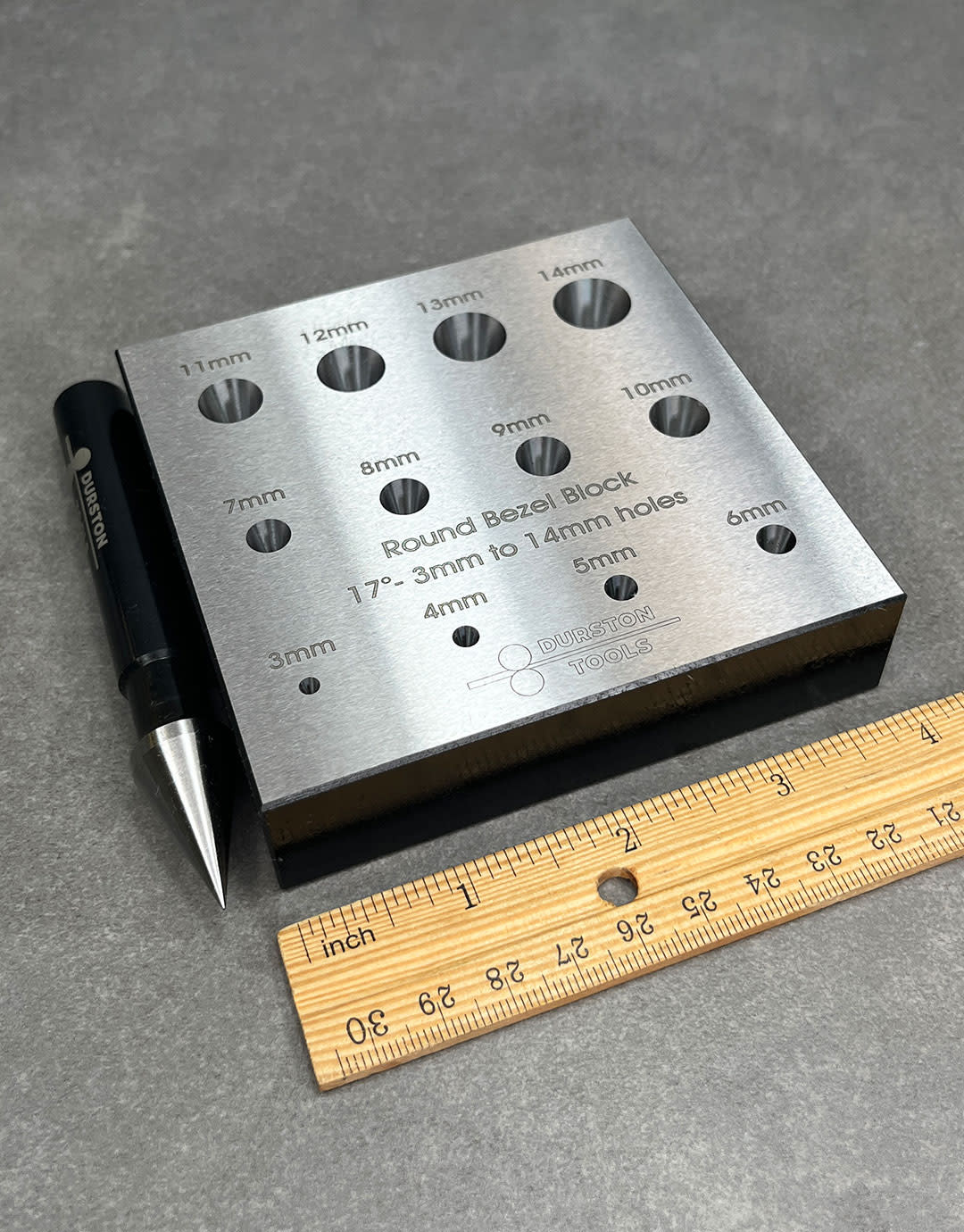 Durston Tools DA2243 = Round Bezel Block 3-14mm 17°