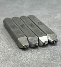 PEPE Tools Jewelers Metal Stamp, Hardened Steel