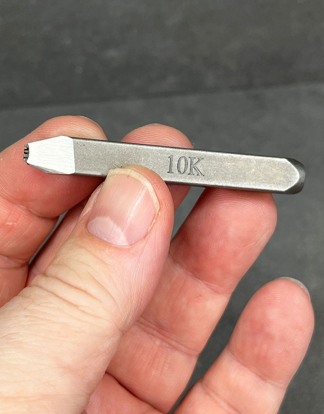 PEPE Tools Jewelers Metal Stamp, Hardened Steel