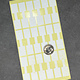 DTA7080 = White Square Dumbbell Tags 1-9/16'' x 7/16'' (Pkg of 1000)