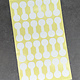 DTA7090 = White Dumbbell Tags 1-3/8'' x 1/2'' (Pkg of 1000)