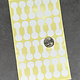 DTA7090 = White Dumbbell Tags 1-3/8'' x 1/2'' (Pkg of 1000)