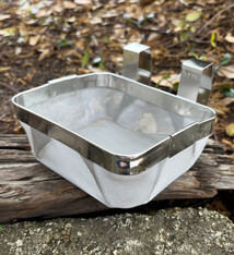 CL5800F = Ultrasonic Basket - Extra Fine Mesh - 4-7/8" x 3-7/8" x 1-3/8" D