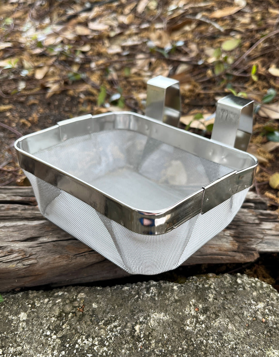 CL5800F = Ultrasonic Basket - Extra Fine Mesh - 4-7/8" x 3-7/8" x 1-3/8" D