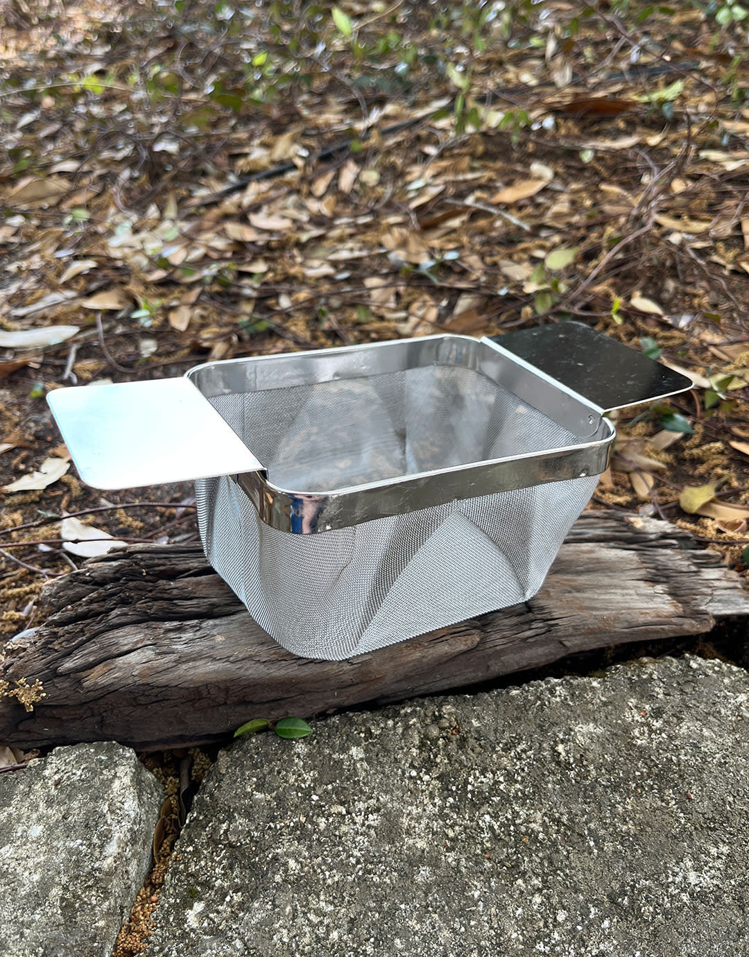 CL5798F = Ultrasonic Basket - Extra Fine Mesh - 5" x 4" x 3" D