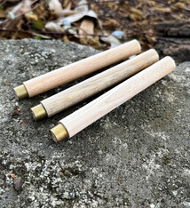 37.833 = Wood Handle for Needle Files  4'' x 3/8'' (Pkg of 3)