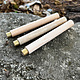37.833 = Wood Handle for Needle Files  4'' x 3/8'' (Pkg of 3)