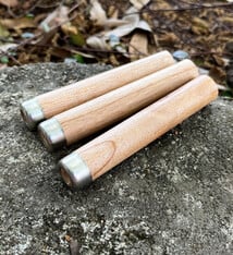 37.836 = Wood Handle for Needle Files  4'' x 5/8'' (Pkg of 3)