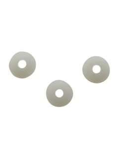 5140CW-90 = Bead Bumper 1.5mm OVAL WHITE (Pkg of 50)