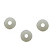 5140CW-90 = Bead Bumper 1.5mm OVAL WHITE (Pkg of 50)