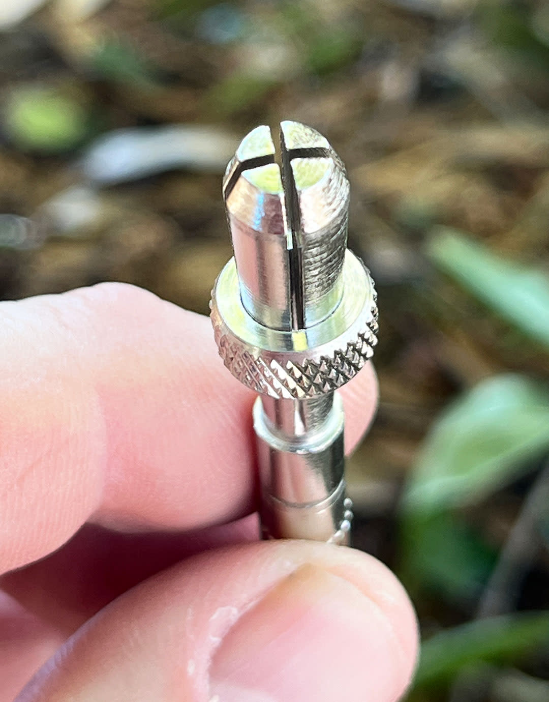 58.301 = Single Sided Pin Vise with Sliding Collar