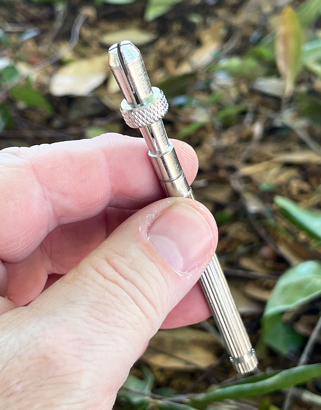 58.301 = Single Sided Pin Vise with Sliding Collar
