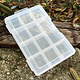 BX8721 = Storage Box  7-1/8 x 5 x 1-1/4'' deep with 11 Compartments
