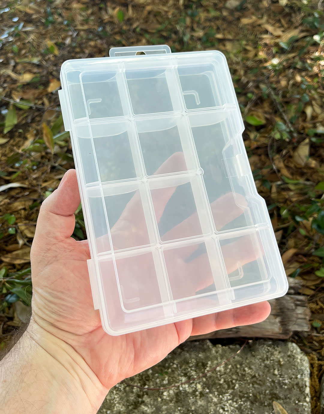 BX8721 = Storage Box  7-1/8 x 5 x 1-1/4'' deep with 11 Compartments
