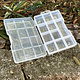 BX8721 = Storage Box  7-1/8 x 5 x 1-1/4'' deep with 11 Compartments