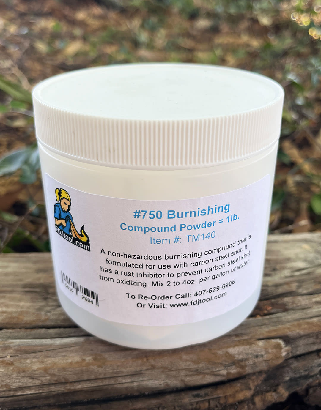 TM140 = Burnishing Compound Powder #750 - 1lb. Container