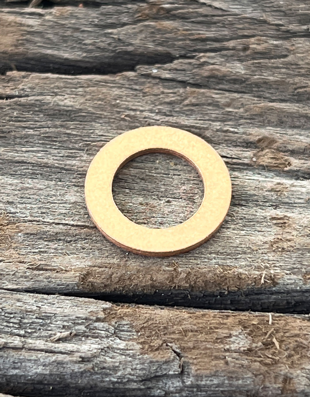 MSC15120 = Copper Washer 1/2" Dia with 1/4" Hole (20ga) (Pkg of 12)