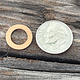 MSC15120 = Copper Washer 1/2" Dia with 1/4" Hole (20ga) (Pkg of 12)