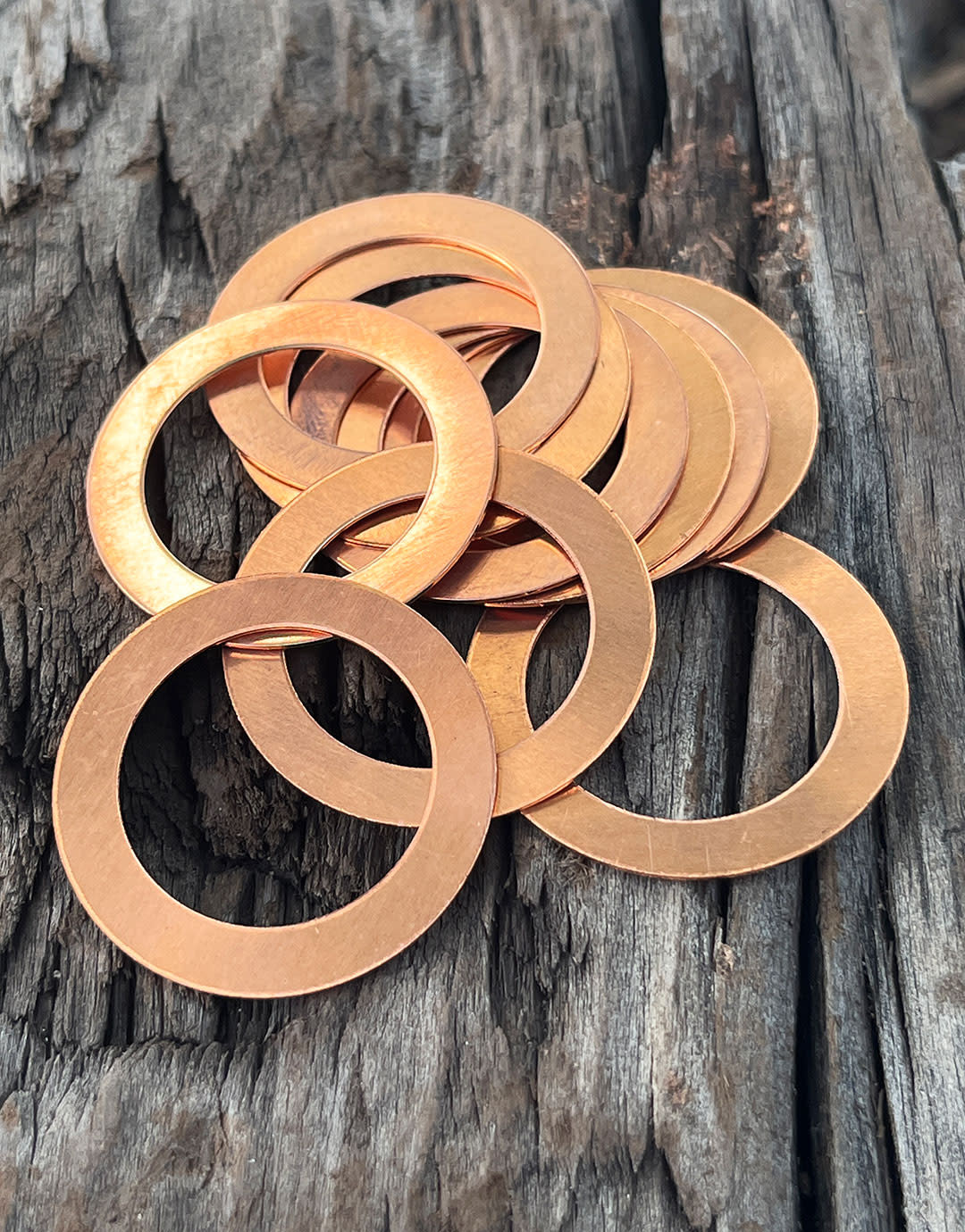 MSC16624 = Copper Washer 1-1/4'' Dia (24ga) (Pkg of 10)