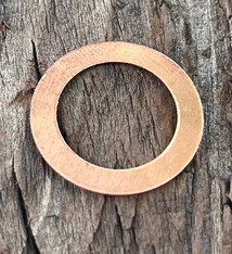 MSC16724 = Copper Washer 7/8'' Dia (24ga) (Pkg of 6)