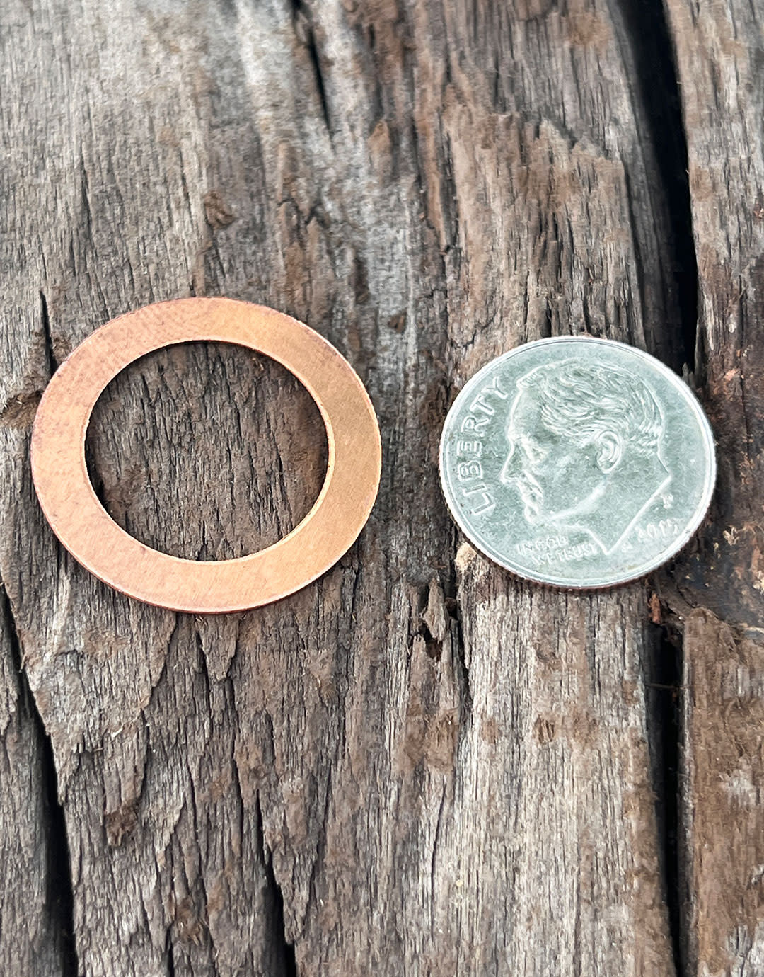 MSC16724 = Copper Washer 7/8'' Dia (24ga) (Pkg of 6)