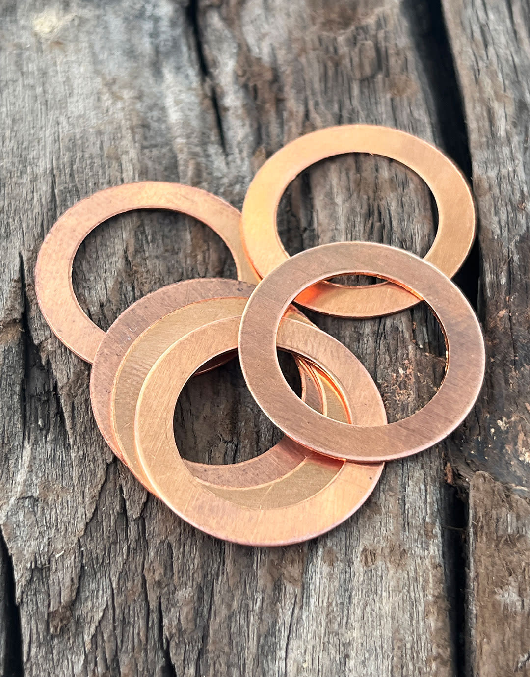 MSC16724 = Copper Washer 7/8'' Dia (24ga) (Pkg of 6)