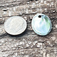 208S-52 = Sterling Oval Tag 15x20mm with Hole - High Polish