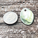 208S-53 = Sterling Oval Tag 17x23mm with Hole - High Polish