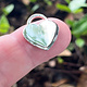 208S-54 = Sterling Heart Tag 17x19mm with Hole - High Polish