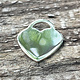 208S-54 = Sterling Heart Tag 17x19mm with Hole - High Polish