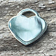 208S-55 = Sterling Heart Tag 20x23mm with Hole - High Polish