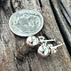 917S-06 = 6mm Ball Earrings Sterling Silver (1 pair with backs)
