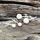 917S-14 = 4mm Stardust Ball Earrings Sterling Silver (1 pair with backs)