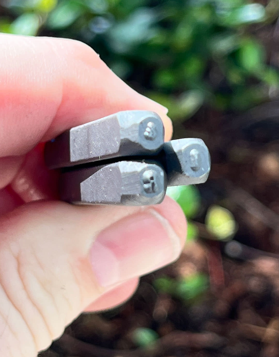 PN944 = Franklin Gothic Letter Punch Set A thru Z 1.5mm Imprint