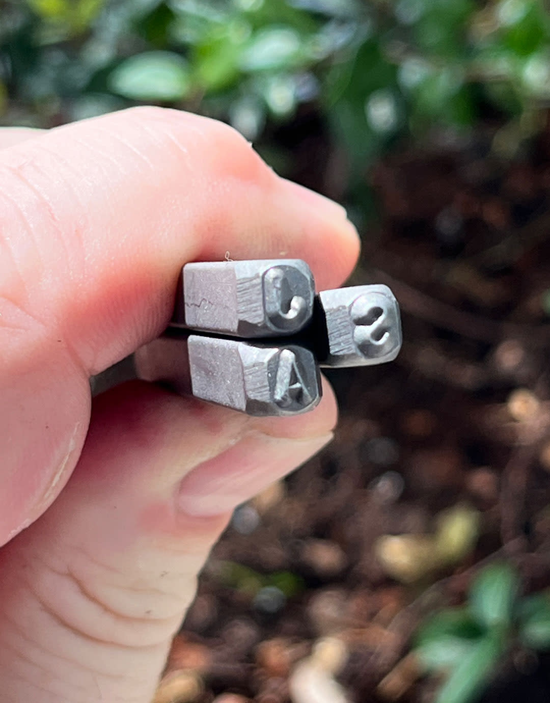 PN943 = Franklin Gothic Letter Punch Set A thru Z  3mm Imprint