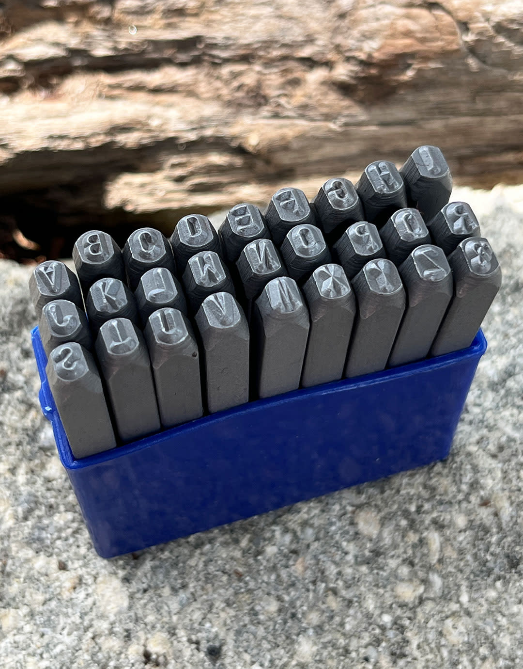 PN943 = Franklin Gothic Letter Punch Set A thru Z  3mm Imprint