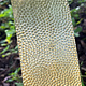 BSP201 "Hammered 1" Patterned Brass Sheet 2-1/2" Wide